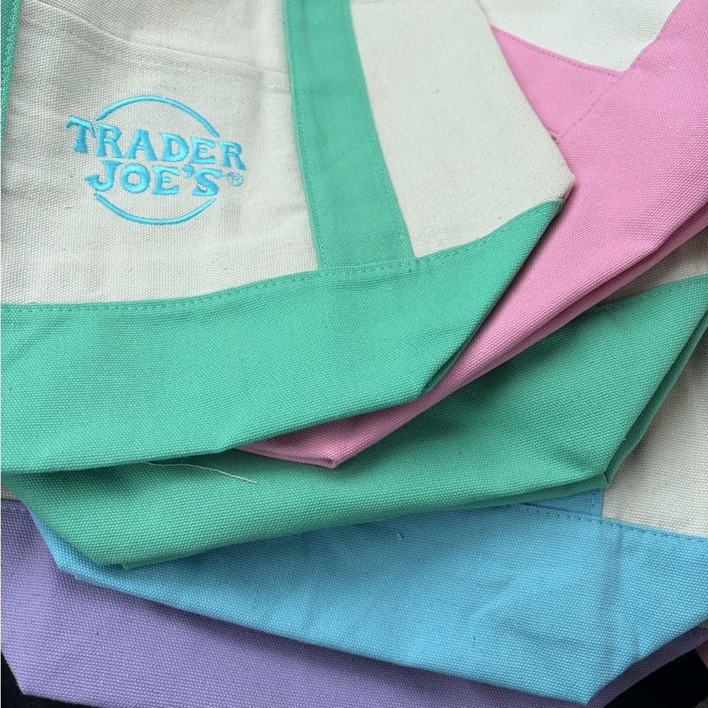Trader Joe's Colorful Mini Tote Bag